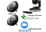 Combo Jabra 2×710+Logitech PTZ Pro+Phần mềm zoom