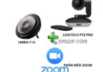 Combo Jabra 710+Logitech PTZ Pro+Phần mềm Zoom