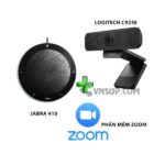 Combo Jabra 410 + Logitech C925e + Phần mềm Zoom- Bộ thiết bị hội nghị truyền hình cho doanh nghiệp