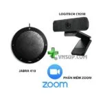 Combo Jabra 410+Logitech C925e+Phần mềm Zoom