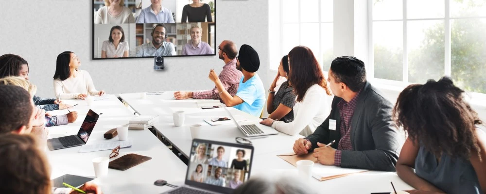 large meeting room BARCO