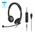 Sennheiser SC 75 USB CTRL - Tai nghe call center cho doanh nghiệp