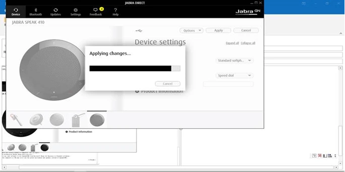 Hướng dẫn chuyển đổi loa hội nghị Jabra speak giữa UC và MS 2