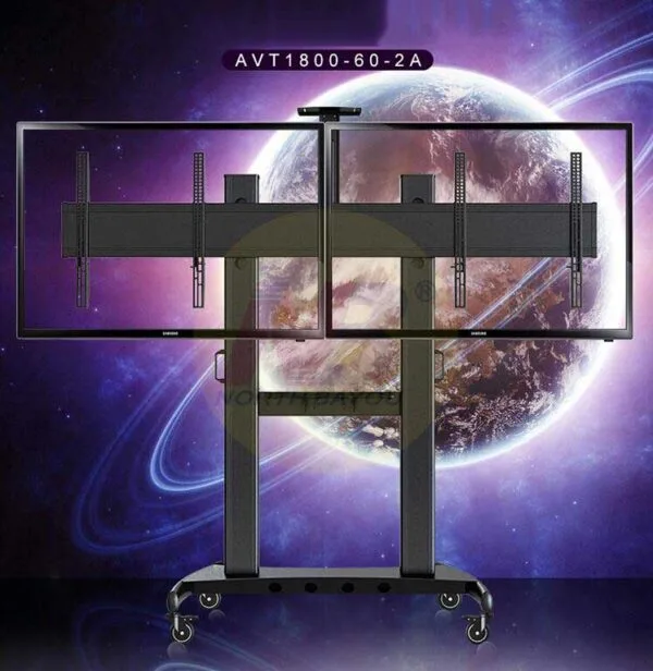 Giá treo tivi di động 2 màn hình NB AVT1800-60-2A