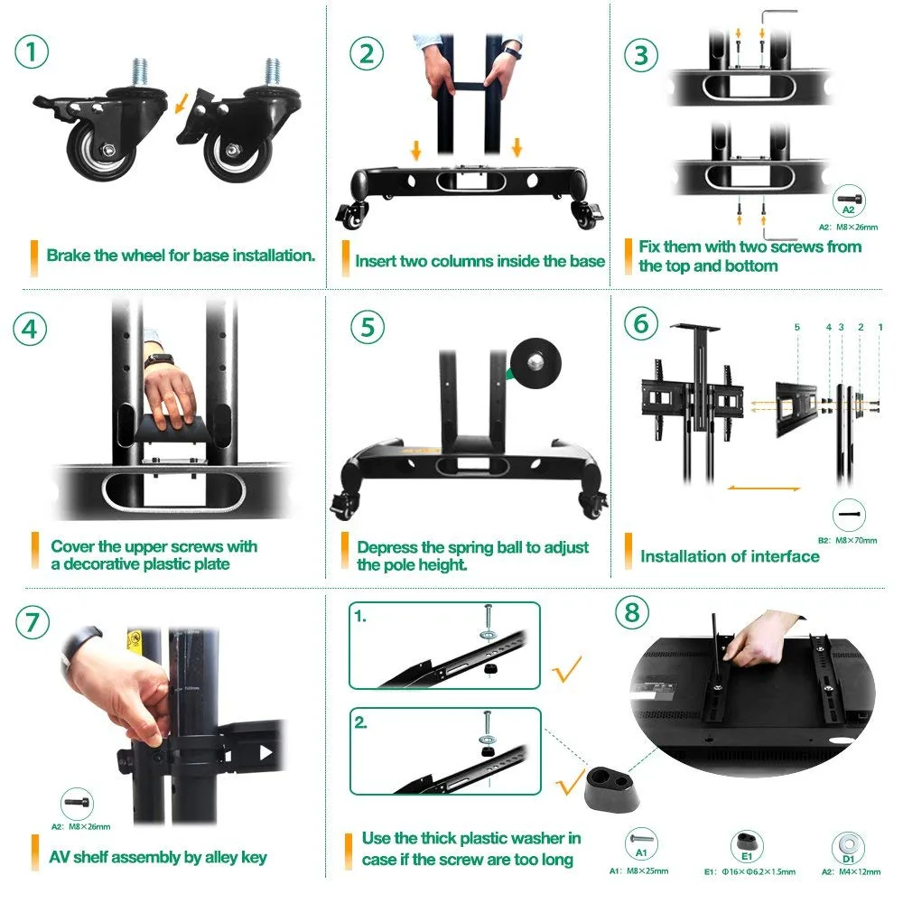 Hướng dẫn lắp ráp giá treo NB CA55 2