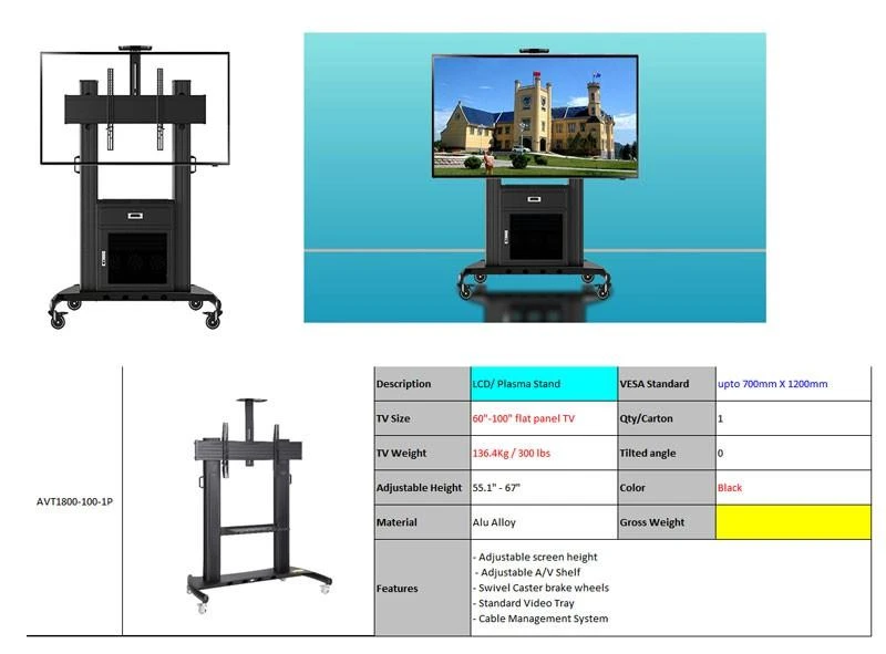 giá treo tivi di động