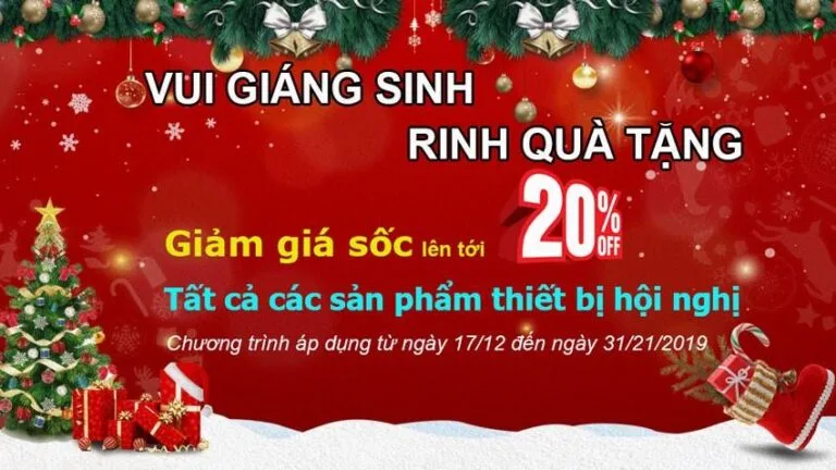 "Sốc" với chương trình khuyến mãi "VUI GIÁNG SINH - RINH QUÀ TẶNG"