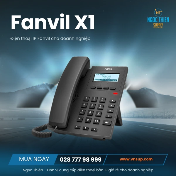 Điện thoại IP Fanvil giá rẻ cho doanh nghiệp Fanvil X1