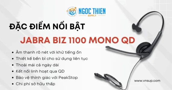 Đặc điểm nổi bật của Jabra Biz 1100 Mono QD