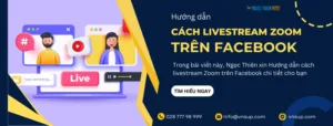 cách livestream zoom trên facebook