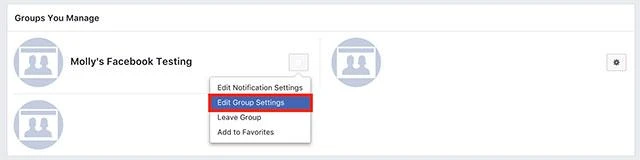 Hướng dẫn kiểm tra quyền của bạn cho Nhóm Facebook bước 3