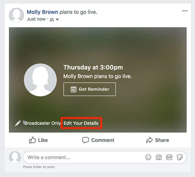 Hướng dẫn Truyền phát trực tiếp lên Facebook thông qua Truyền phát trực tiếp tùy chỉnh bước 7