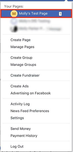 Hướng dẫn kiểm tra quyền của bạn cho Trang Facebook bước 2