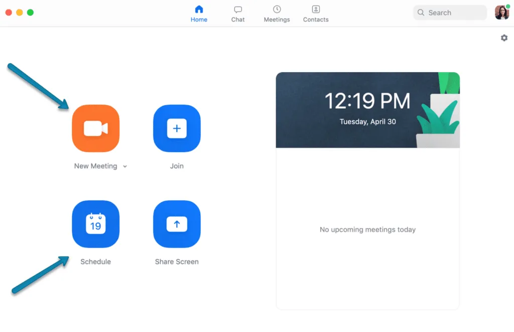 Hướng dẫn cách lên lịch cuộc họp trên Zoom