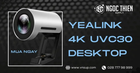 Yealink 4K UVC30-Desktop – Webcam hội nghị Liên hệ
