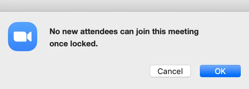 Hướng dẫn khóa một cuộc họp trên Zoom 