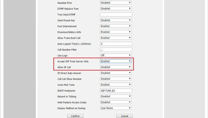 Cách chặn cuộc gọi ma trên dòng điện thoại YEALINK
