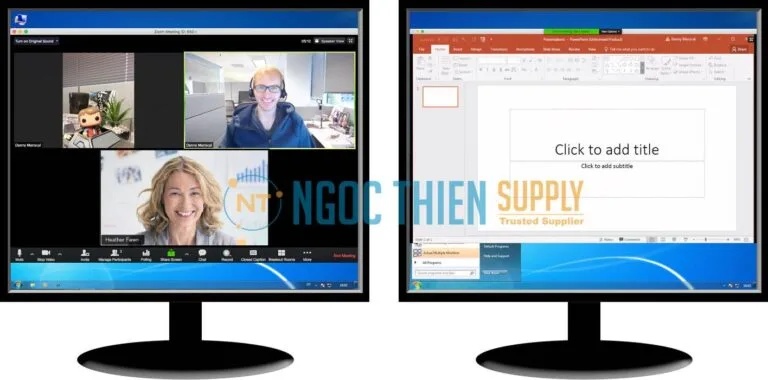 Hướng dẫn tận dụng hai màn hình trong cuộc họp với Zoom Meeting