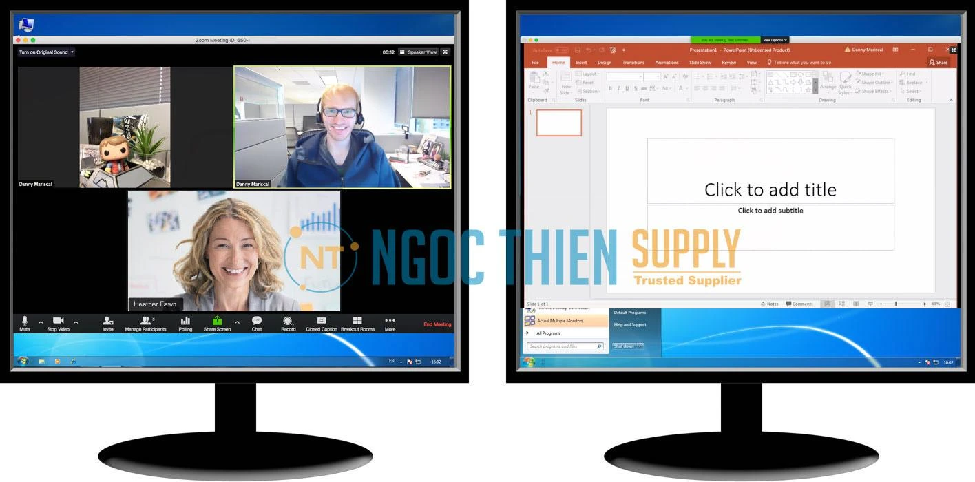Hướng dẫn tận dụng hai màn hình trong cuộc họp với Zoom Meeting