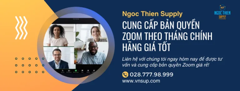 Cung cấp bản quyền zoom theo tháng chính hãng giá tốt