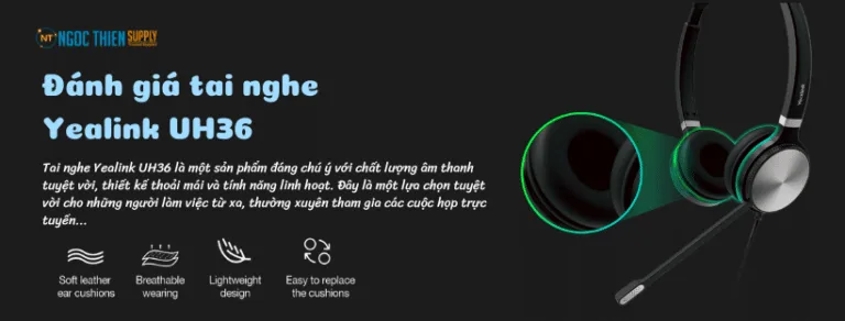 Đánh giá tai nghe Yealink UH36