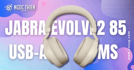 Jabra Evolve2 85 USB-A MS màu be