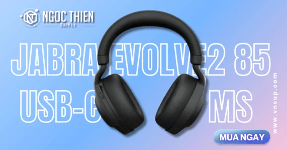 Jabra Evolve2 85 USB-C MS đen