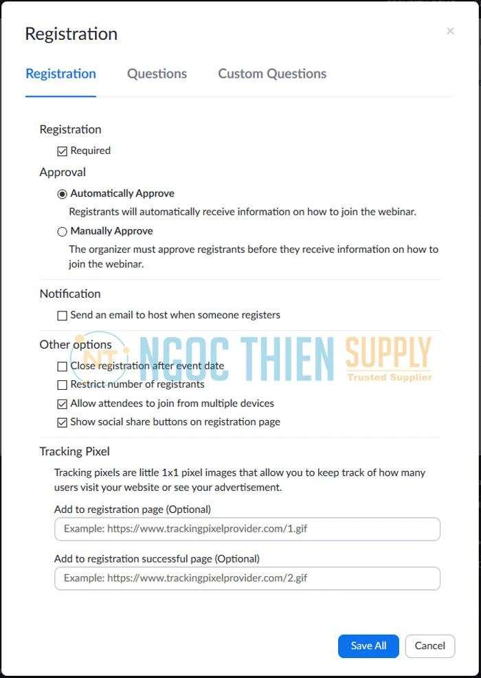 Show social share buttons on registration 