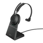 Jabra Evolve2 65 USB-C MS Mono có đế sạc - Tai nghe call center cho doanh nghiệp