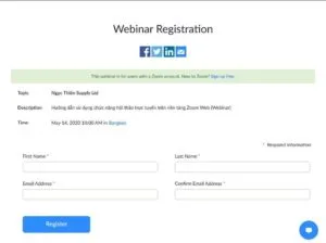 Hướng dẫn chi tiết cách đăng ký trước khi tham dự webinar