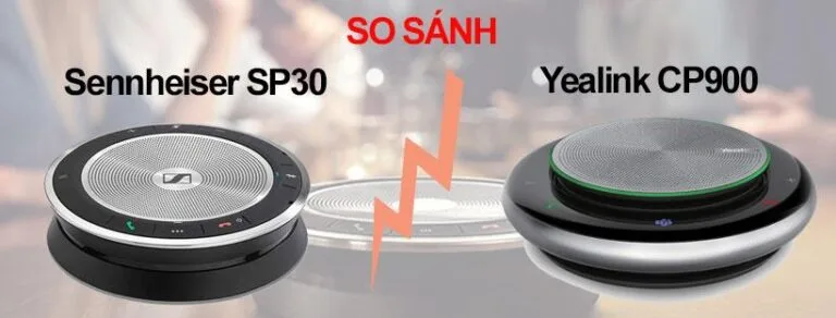So sánh chi tiết loa hội nghị Sennheiser SP30 và Yealink CP900