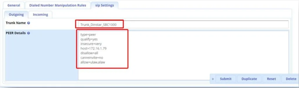 Hướng dẫn kết nối từ tổng đài nội bộ IP PBX