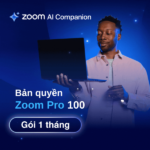 Bản quyền Zoom Pro 100 người - Gói 1 tháng