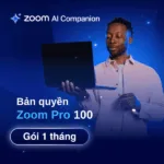 Bản quyền Zoom Pro 100 người 1 tháng