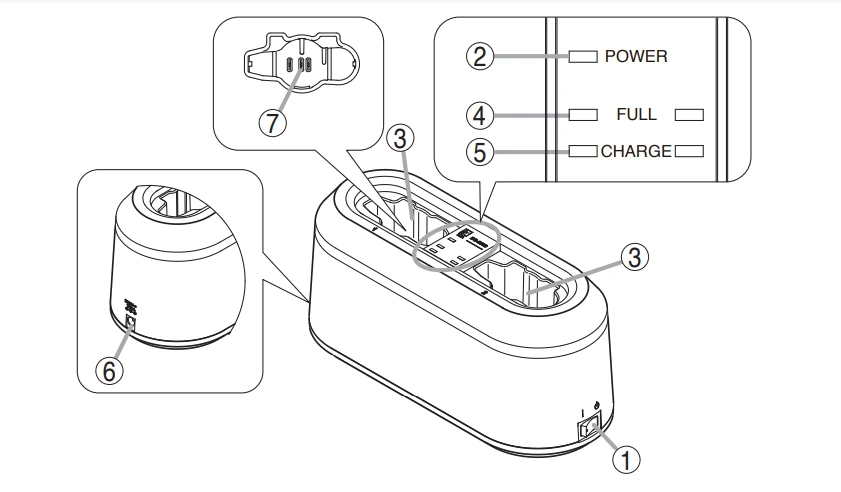 Bộ sạc PIN TOA BC-2000-01