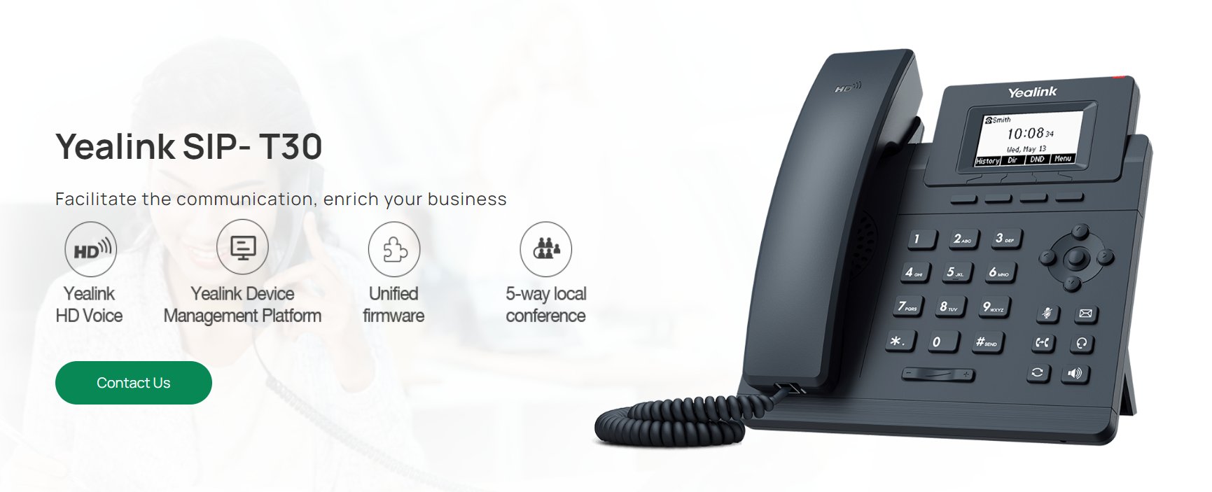 Điện thoại VOIP Yealink SIP T30 bền, rẻ, lý tưởng cho doanh nghiệp