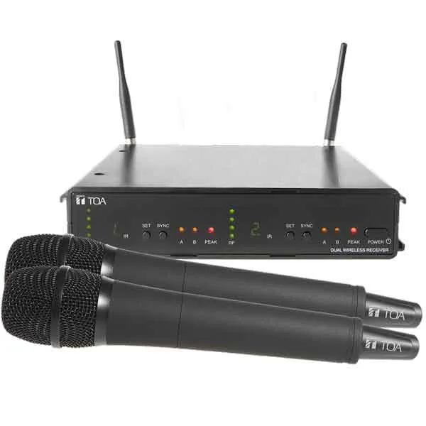 Bộ Micro Không Dây 2 kênh TOA WS-422- AS