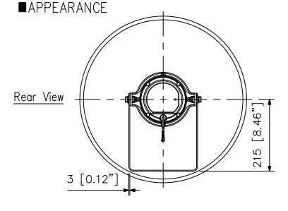mặt sau TOA TC-631M