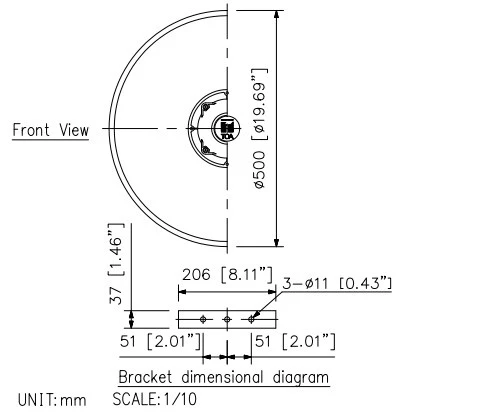 mặt trước TOA TC-631M