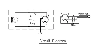 sơ đồ mạch Micro đơn hướng DM-1500