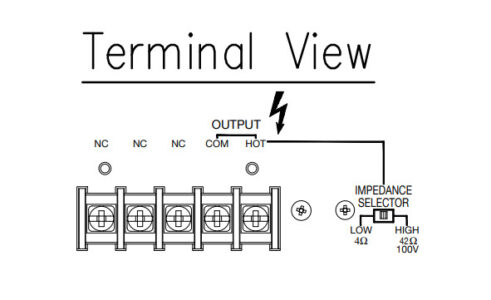 terminal Mixer TOA A-3224D