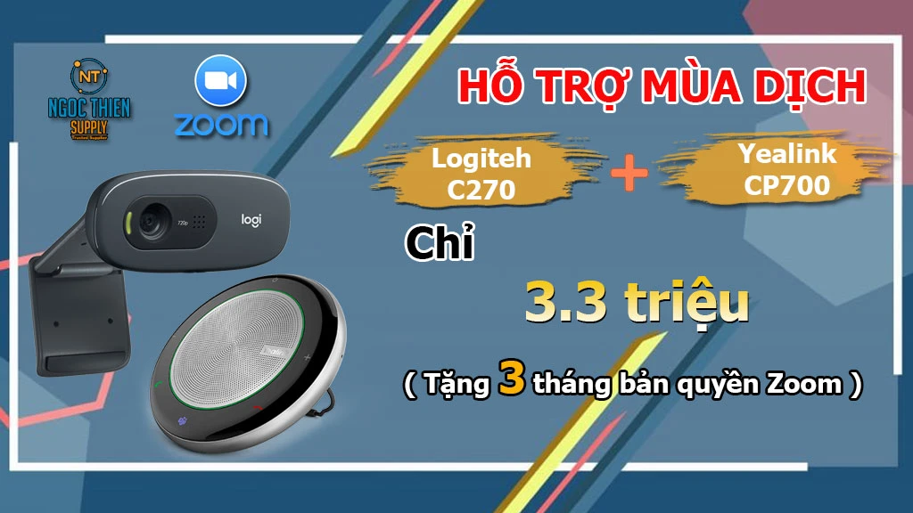 Siêu khuyến mãi thiết bị họp trực tuyến trong mùa dịch covid-19