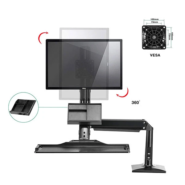FC-35A-001 Giá treo gắn bàn LCD FC 35A (22" - 35")