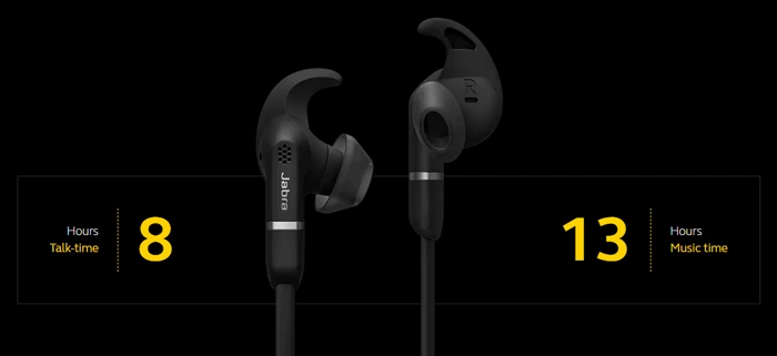 Tai nghe Jabra Evolve 65e Làm việc hiệu quả ngay cả khi di chuyển. Pin lâu cho cả ngày dài.