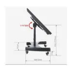 Ke-tivi-di-dong-003 Kệ tivi di động hội nghị 32″-65″ inch