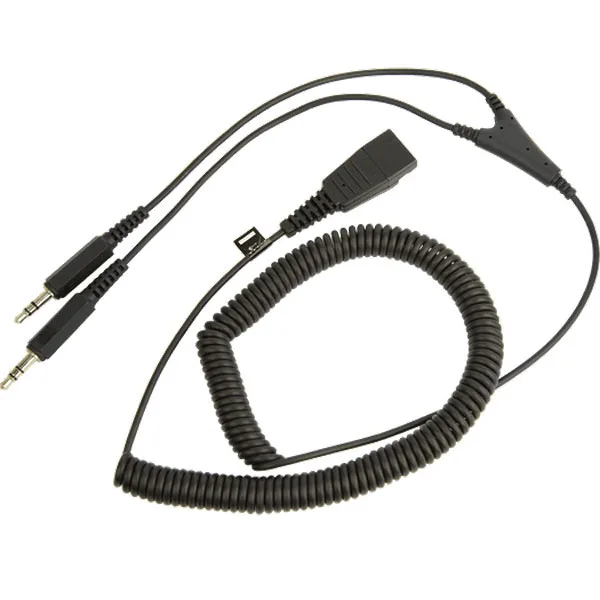 Jabra PC cord – QD to 1×3.5mm 2m