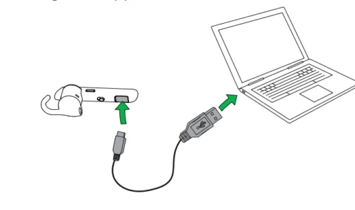 cach sac pin JABRA STEALTH UC voi PC