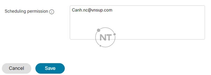 Trao quyền lập lịch cho người chủ trì thay thế trong webex meetings