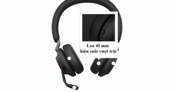 Âm thanh sống động với loa 40mm và thiết kế cách âm vượt trội