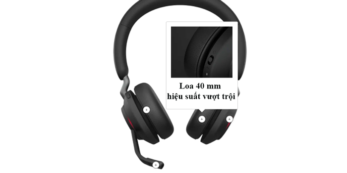 thiết kế mới của tai nghe Jabra Evolve2 65 Ms
